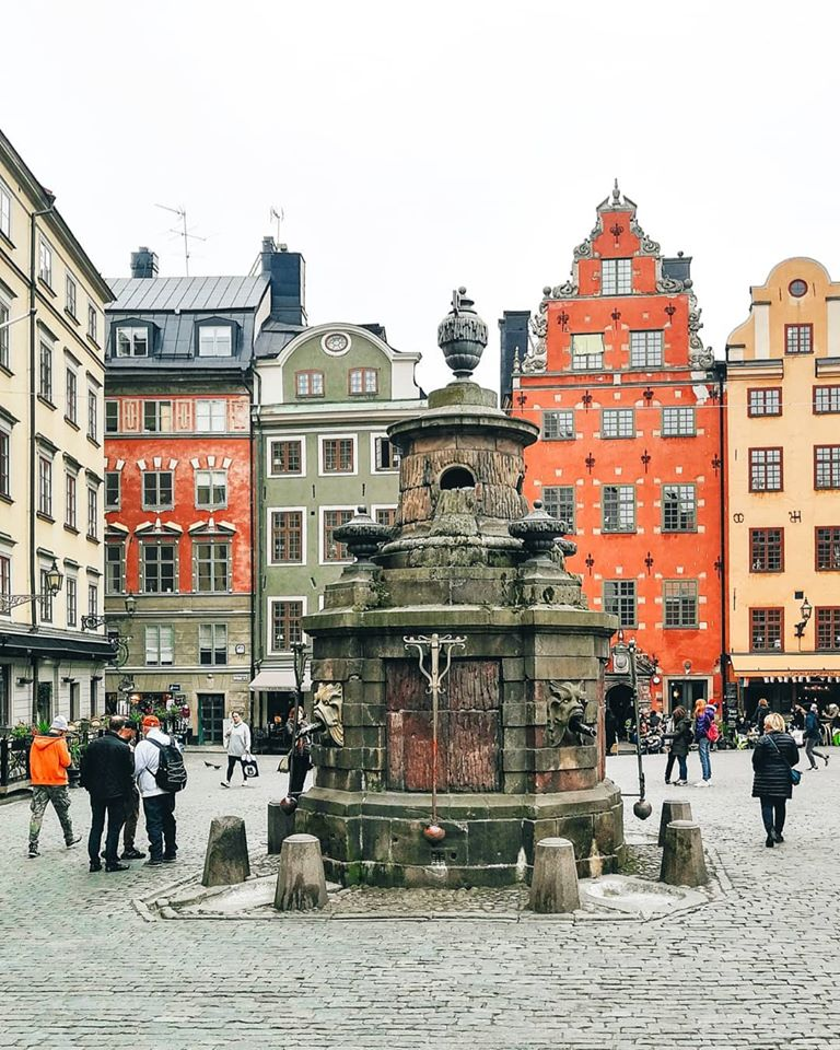 Площад Stortorget в стария град на Стокхолм